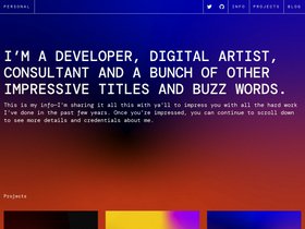 Developer Portfolio Site with Next.js screenshot