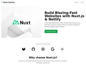 Nuxt Starter screenshot
