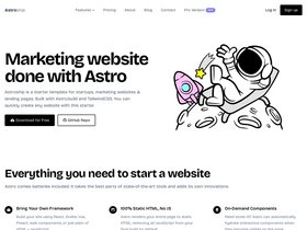 Astroship - Astro SAAS Starter screenshot
